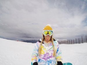 Snow selfie